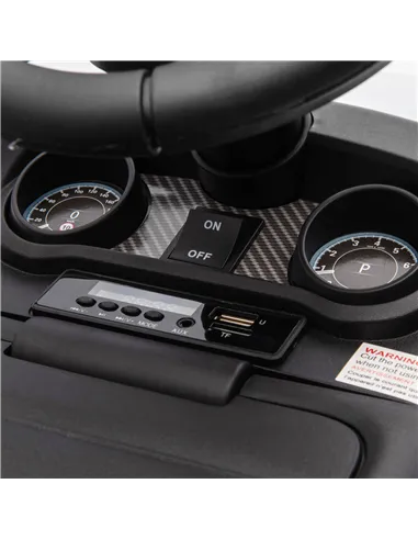 AIYAPLAY 2-in-1 Land Rover Licensed 6V Kids Electric Ride On Car, Sliding Car w/ Headlights, Music, for 18-60 Months, White