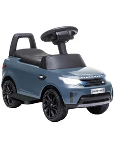AIYAPLAY 2-in-1 Land Rover Licensed 6V Kids Electric Ride On Car, Sliding Car w/ Headlights, Music, for 18-60 Months, Light Blue