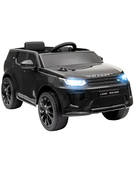 AIYAPLAY Licensed Land Rover Discovery Sport, 12V Kids Ride on Car w/ Remote Control, Lights, Music, Horn, for 3-6 Years, Black