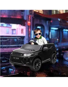 AIYAPLAY Licensed Land Rover Discovery Sport, 12V Kids Ride on Car w/ Remote Control, Lights, Music, Horn, for 3-6 Years, Black 2