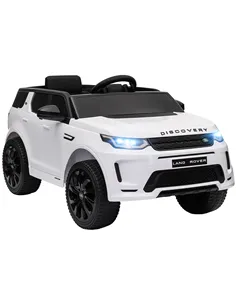 AIYAPLAY Licensed Land Rover Discovery Sport, 12V Kids Ride on Car w/ Remote Control, Lights, Music, Horn, for 3-6 Years, White