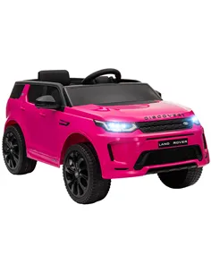 AIYAPLAY Licensed Land Rover Discovery Sport, 12V Kids Ride on Car w/ Remote Control, Lights, Music, Horn, for 3-6 Years, Pink