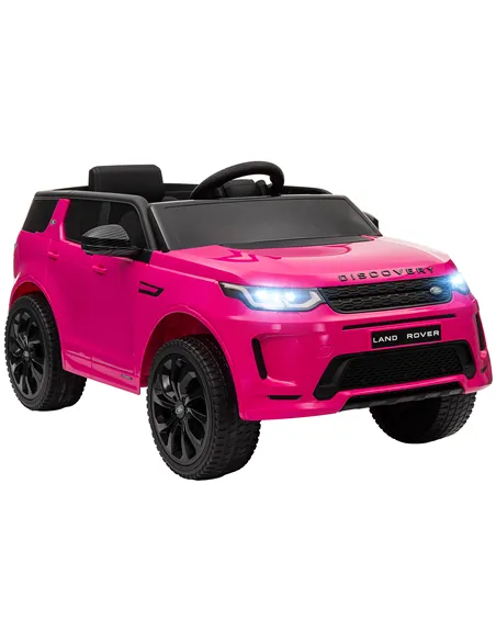 AIYAPLAY Licensed Land Rover Discovery Sport, 12V Kids Ride on Car w/ Remote Control, Lights, Music, Horn, for 3-6 Years, Pink