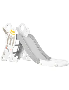 AIYAPLAY Space-Themed Baby Slide Freestanding Slide for Kids, for Ages 1.5-3 Years - Grey
