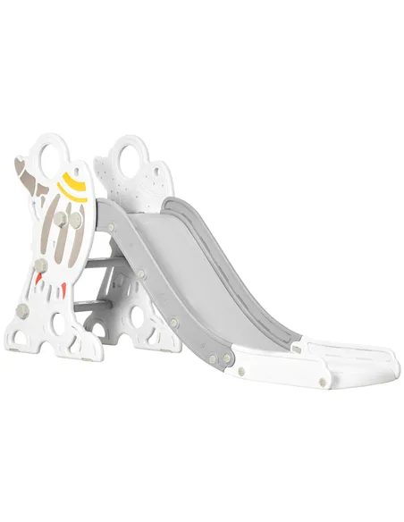 AIYAPLAY Space-Themed Baby Slide Freestanding Slide for Kids, for Ages 1.5-3 Years - Grey