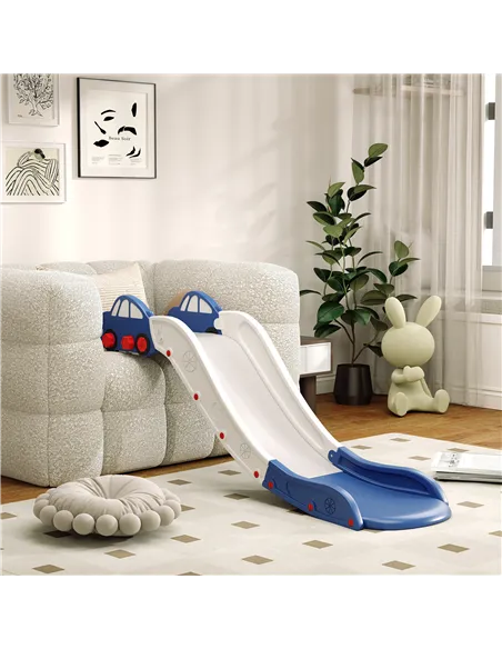 AIYAPLAY Kids Slide for Bed, Sofa, with Extended Length, Easy to assemble and Store, Blue