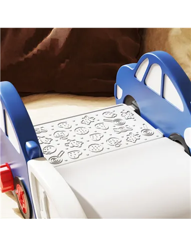 AIYAPLAY Kids Slide for Bed, Sofa, with Extended Length, Easy to assemble and Store, Blue