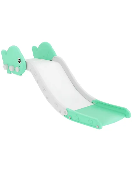 AIYAPLAY Kids Sofa Slide with 130cm Extended Length, HDPE Toddler Slide for Sofa, Bed, Stairs, Easy Assemble & Storage, Green