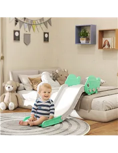 AIYAPLAY Kids Sofa Slide with 130cm Extended Length, HDPE Toddler Slide for Sofa, Bed, Stairs, Easy Assemble & Storage, Green 2