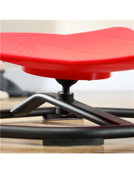 AIYAPLAY Sensory Spinning Chair for Kids, for Coordination, Balance, Red