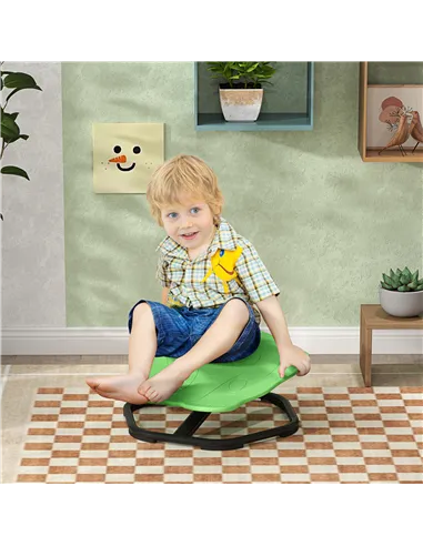 AIYAPLAY Elephant-Shaped Spinning Chair for Autism, 3-6 Years, Green