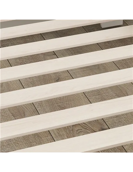 AIYAPLAY Cloud-Themed Toddler Bed Frame with Safety Rails, 143.5 x 74.5 x 56cm