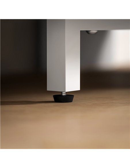 HOMCOM Corner TV Stand with 2 Open Shelves for 47 Inch TV - White