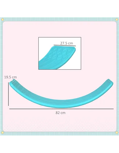 ZONEKIZ Balance Board, Kids Wobble board, for Ages 3-6 Years - Blue