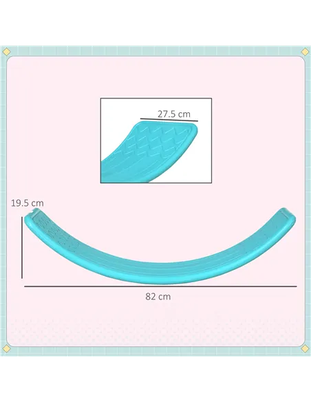 ZONEKIZ Balance Board, Kids Wobble board, for Ages 3-6 Years - Blue