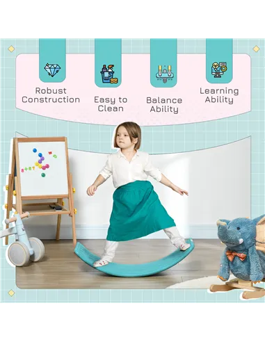 ZONEKIZ Balance Board, Kids Wobble board, for Ages 3-6 Years - Blue