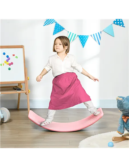 ZONEKIZ Balance Board, Kids Wobble board, for Ages 3-6 Years - Pink