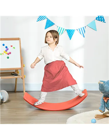 ZONEKIZ Balance Board Kids Wobble Board, Stepping Stone, Montessori Toy for Children, Nursery Toy, for Ages 3-6 Years, 82 x 27.5