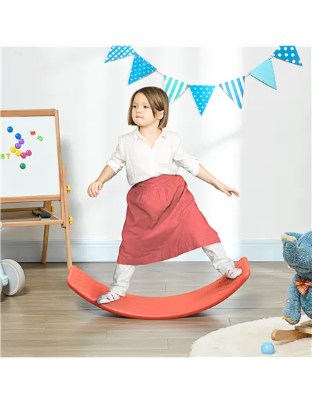 ZONEKIZ Balance Board Kids Wobble Board, Stepping Stone, Montessori Toy for Children, Nursery Toy, for Ages 3-6 Years, 82 x 27.5