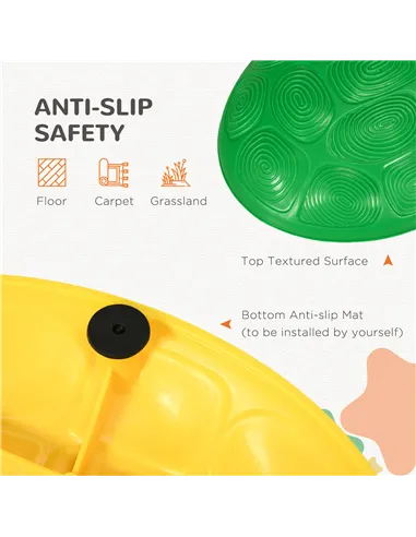 ZONEKIZ Eight-Piece Kids Stepping Stones, with Non-Slip Mats, Balance River Stones