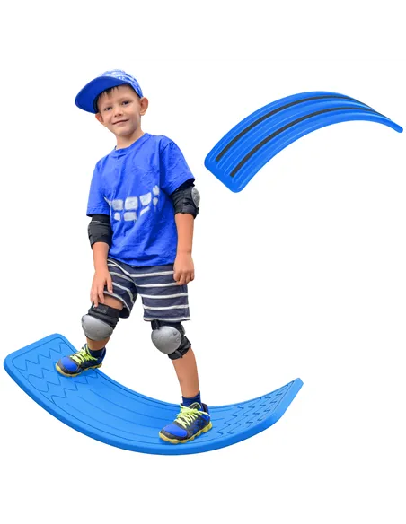ZONEKIZ Balance Board, Kids Wobble board, for Ages 3-6 Years - Dark Blue