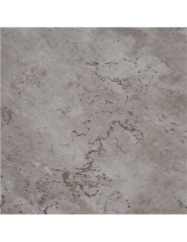 HOMCOM Round Coffee Table with Wheels, 3-Tier Rolling Side Table for Living Room with Divided Shelves, Cement Colour