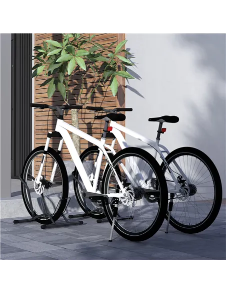 Two Bike Stands, Bicycle Storage Rack, for Indoor Garages, Home, Office
