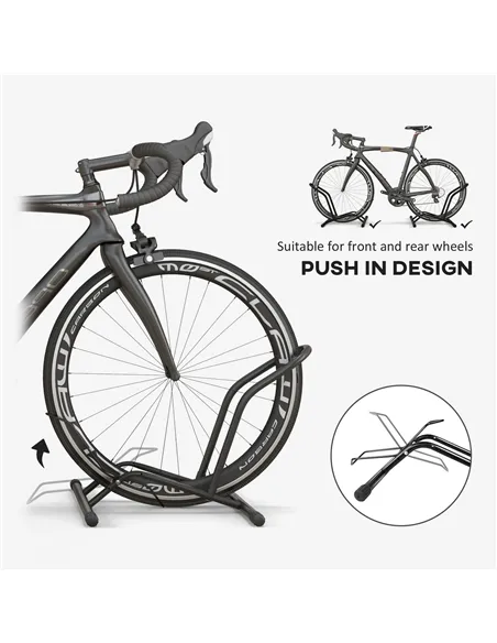 Two Bike Stands, Bicycle Storage Rack, for Indoor Garages, Home, Office