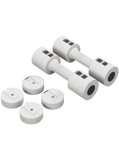 SPORTNOW Dumbbells Set, Adjustable Weights for Women Men Home Gym Workout, 2.5KG x 2