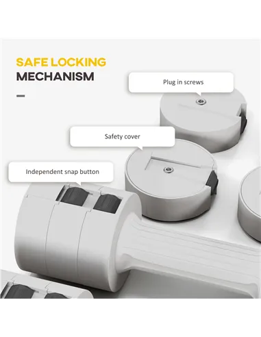 SPORTNOW Dumbbells Set, Adjustable Weights for Women Men Home Gym Workout, 2.5KG x 2