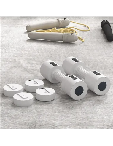 SPORTNOW Dumbbells Set, Adjustable Weights for Women Men Home Gym Workout, 2.5KG x 2