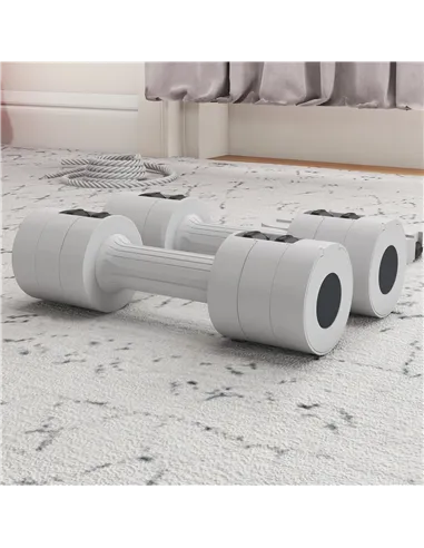 SPORTNOW Dumbbells Set, Adjustable Weights for Women Men Home Gym Workout, 2.5KG x 2