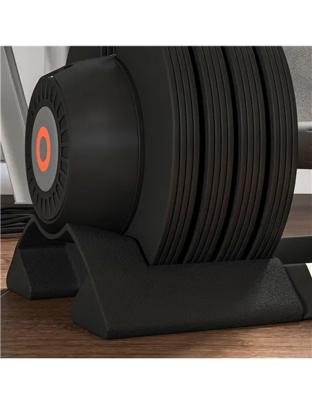SPORTNOW Adjustable Dumbbells Set, 4-in-1 Weights Set with Storage Tray, Non-Slip Handle, 6kg, 11kg, 16kg, 20kg