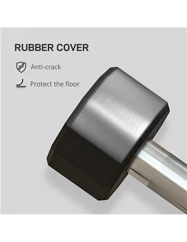 SPORTNOW Dumbbells Weights Set with 12-Sided Shape and Non-Slip Grip for Men Women Home Gym Workout, 2 x 2kg