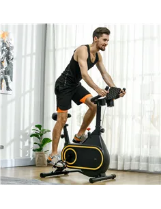 SPORTNOW Magnetic Indoor Cycling Bike, Exercise Bike with Silent Flywheel, LCD Display, Tablet Holder, Comfortable Seat 2