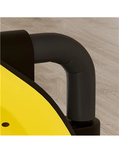 SPORTNOW Mini Exercise Bike, Portable Pedal Exerciser with LCD Display for Legs, Arms, Rehabilitation, Therapy, Yellow