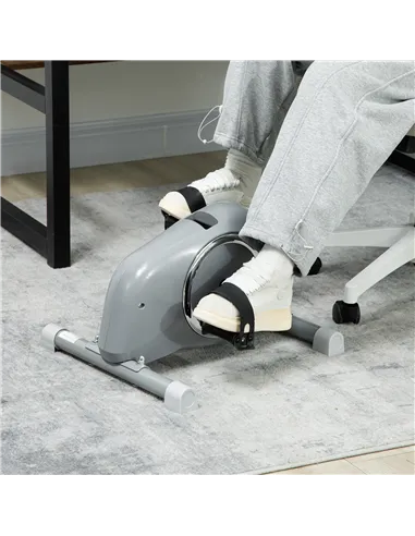 SPORTNOW Pedal Exerciser with Eight Level Magnetic Resistance, with Eight-Level Magnetic Resistance, Grey