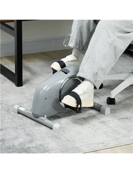 SPORTNOW Pedal Exerciser with Eight Level Magnetic Resistance, with Eight-Level Magnetic Resistance, Grey
