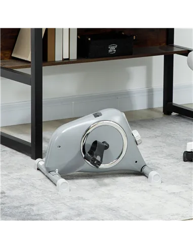 SPORTNOW Pedal Exerciser with Eight Level Magnetic Resistance, with Eight-Level Magnetic Resistance, Grey