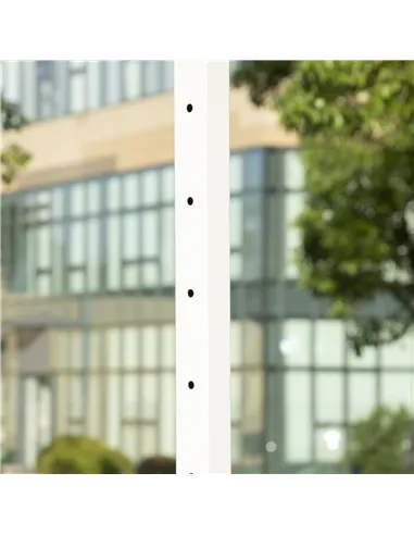 SPORTNOW 2.6-3.1m Adjustable Basketball Hoop and Basketball Stand w/ Backboard and Weighted Base, Portable on Wheels, White