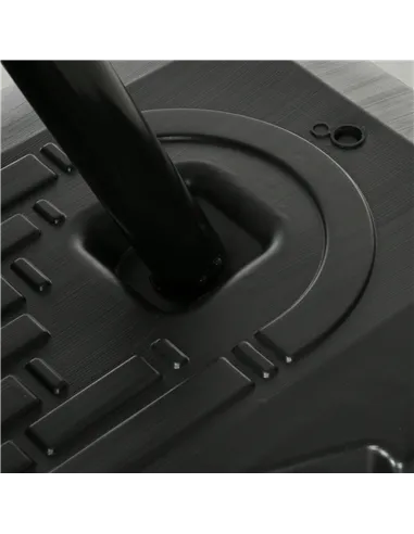 SPORTNOW 2.4-2.9m Adjustable Basketball Hoop and Stand with Weighted Base, Portable on Wheels, Black