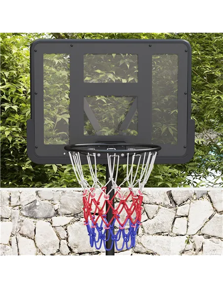 SPORTNOW Height Adjustable Basketball System, Freestanding Basketball Hoop and Stand w/ Wheels, 167-228cm