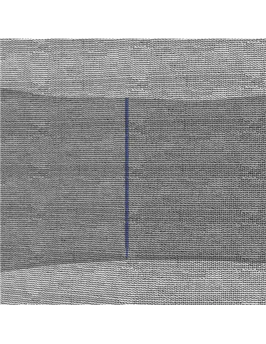 SPORTNOW 8ft Trampoline Net Replacement with 6 Plastic Pole Covers, Weather-Resistant Trampoline Netting Replacement with Zipped