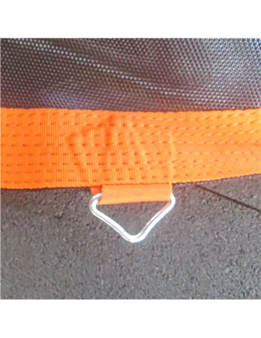 SPORTNOW Replacement Trampoline Mat with Spring Pull Tool, 72 V-Hooks, for 12ft Trampoline using 14cm Springs, Orange
