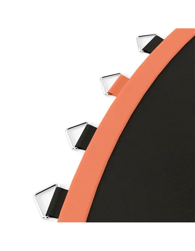 SPORTNOW Trampoline Replacement Mat with Spring Pull Tool, 54 V-Hooks, for 10ft Trampoline using 14cm Springs, Orange