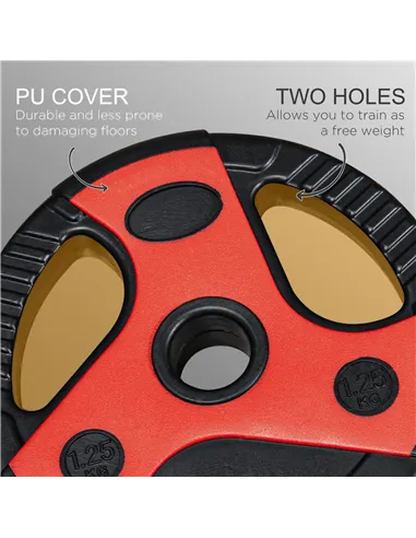 SPORTNOW 20kg Adjustable Barbell Weights Set for Home Gym, Strength Training