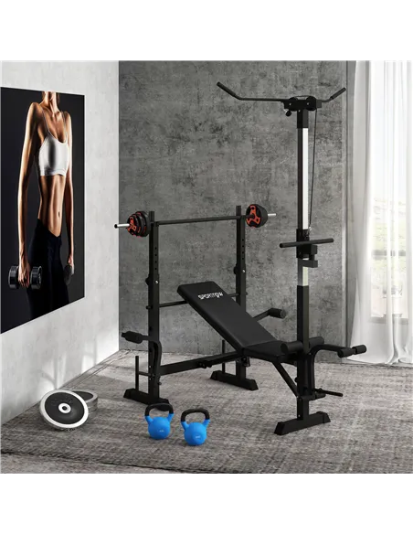 SPORTNOW 20kg Adjustable Barbell Weights Set for Home Gym, Strength Training