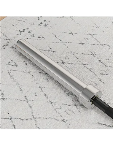 SPORTNOW 210cm Olympic Barbell Bar for 5cm Weight Plates, with Spring Clips, 19kg