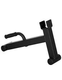 SPORTNOW Deadlift Barbell Jack with Non-Slip Handle, for Weight Training - Black
