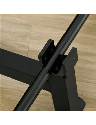 SPORTNOW 2Pcs Barbell Jack, Deadlift Jack with Non-Slip Handle and Plastic Padding, Easy Loading and Unloading 400kg Barbell Pla